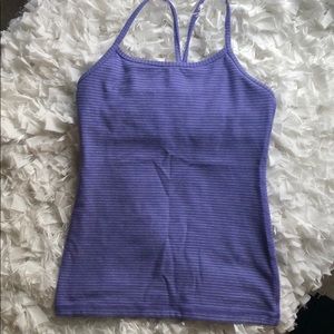 GUC - Lululemon tank w/built in bra - size 4 💜